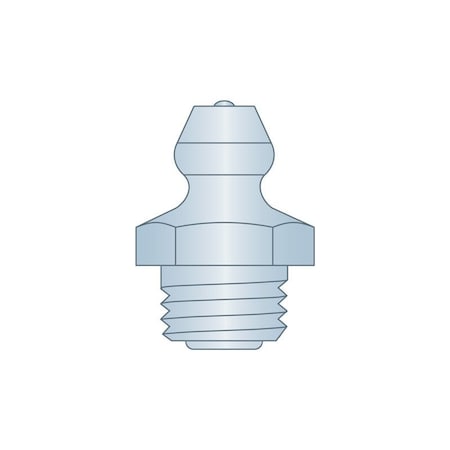 Heritage Industrial Grease Fitting, 3/8"-24UNF CS Z3 H1710Z3